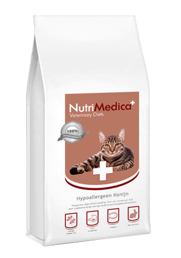Verpakking NutriMedica Kat Hypoallergeen Konijn