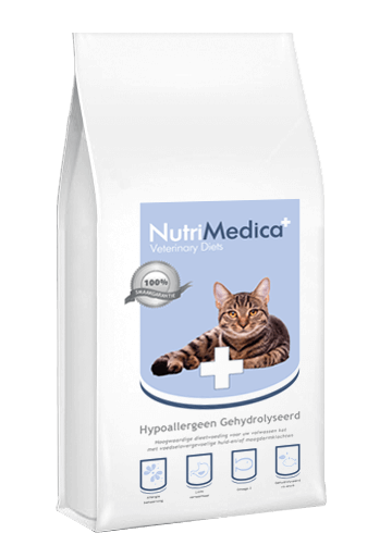 Verpakking NutriMedica Kat Hypoallergeen Gehydrolyseerd